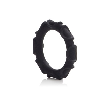 Pierścień-ATLAS SILICONE RING BLACK